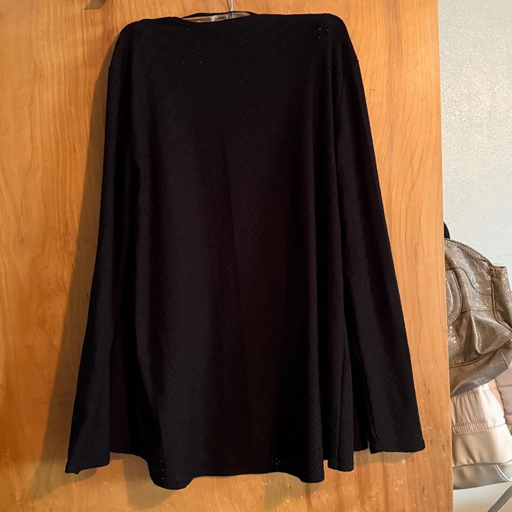 Belle by Belldini Black Open Cardigan - Picture 2 of 3
